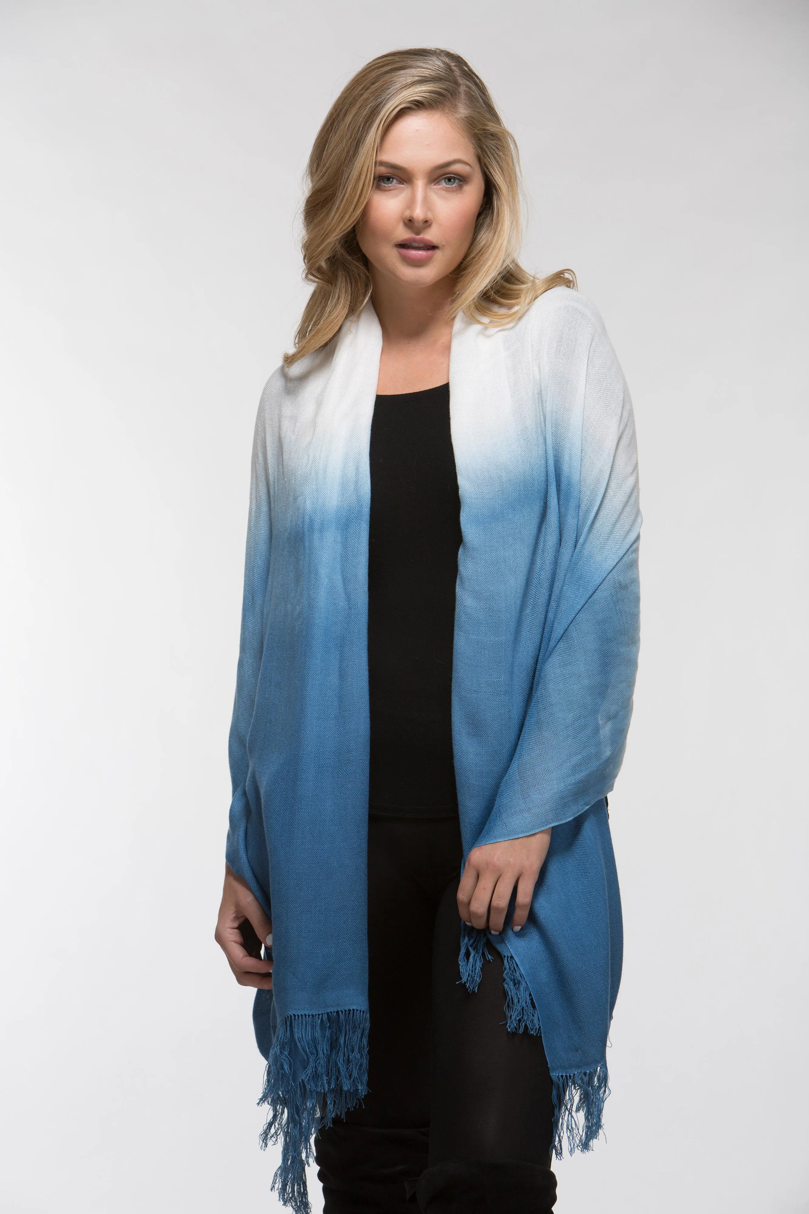 Bamboo Shawl DipDyed Contemporary The Tsandza Collection