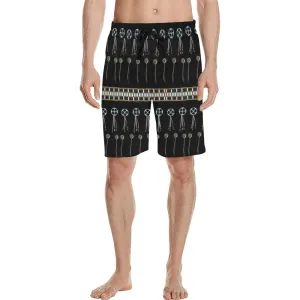 Beaded Bracelet Men's Casual Shorts