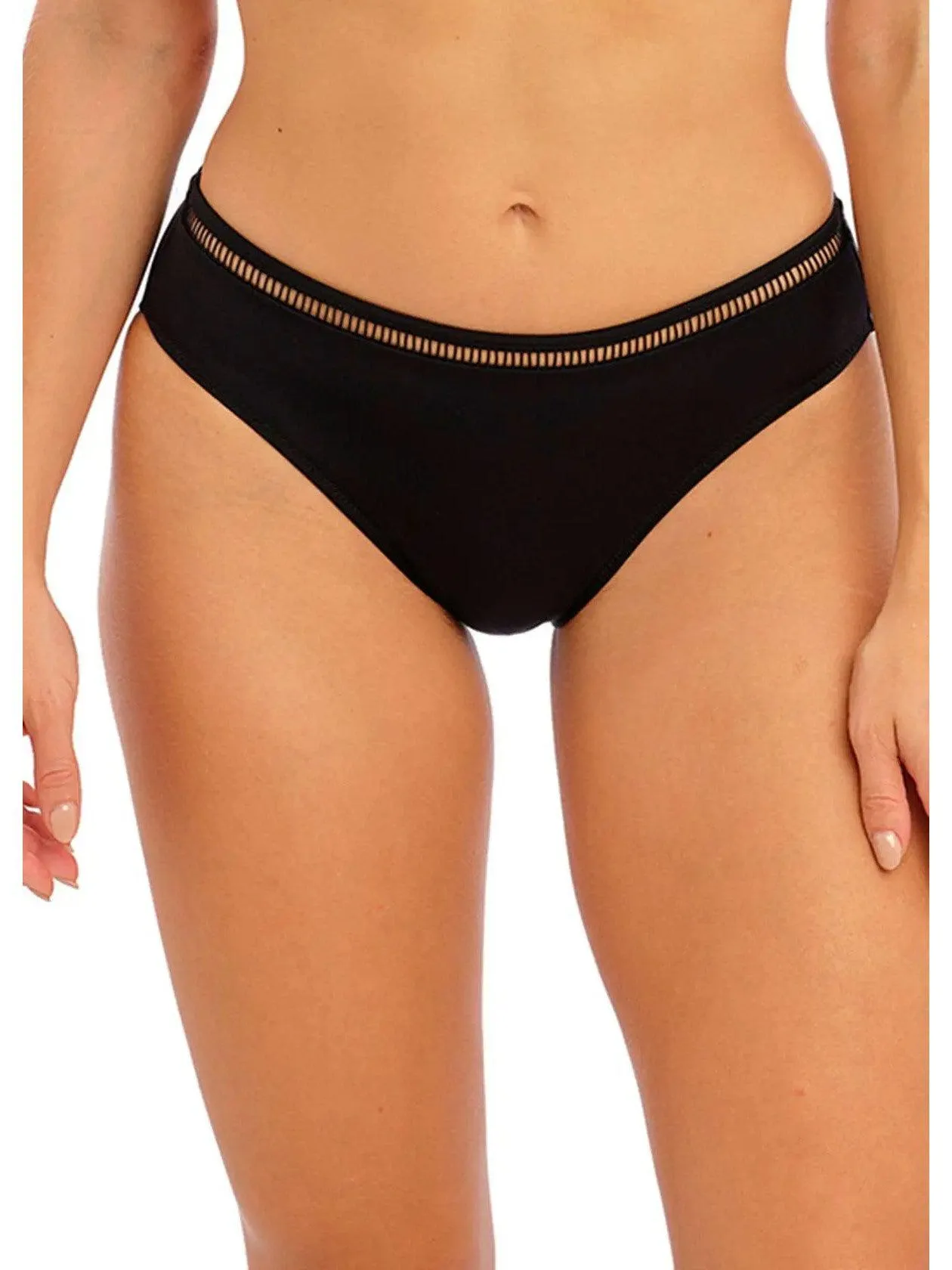 Black East Hampton Mid Rise Bikini Briefs