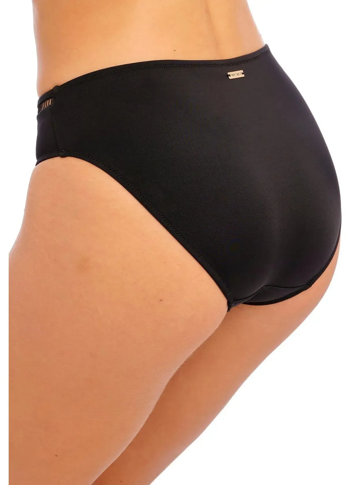 Black East Hampton Mid Rise Bikini Briefs