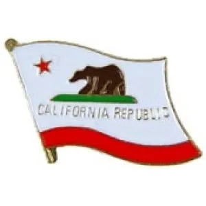 California Flag Pin -FREE SHIPPING