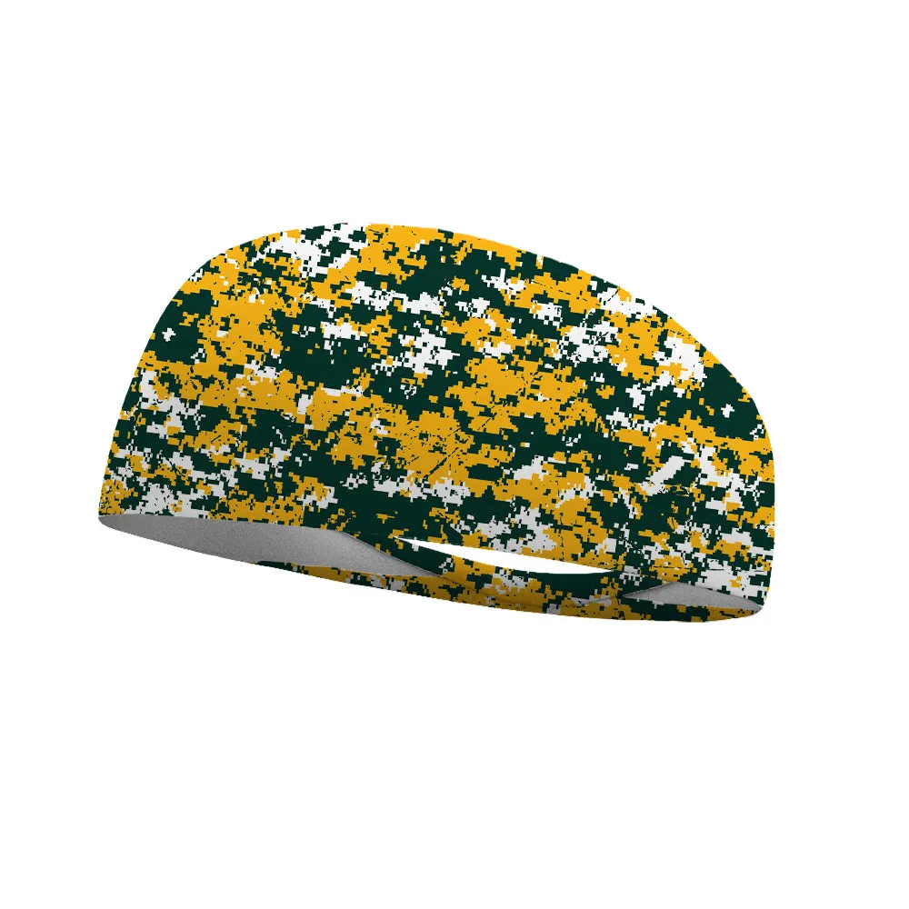 Camo Team Colors Collection Performance Wicking Headband (Multiple Colors To Choose From)