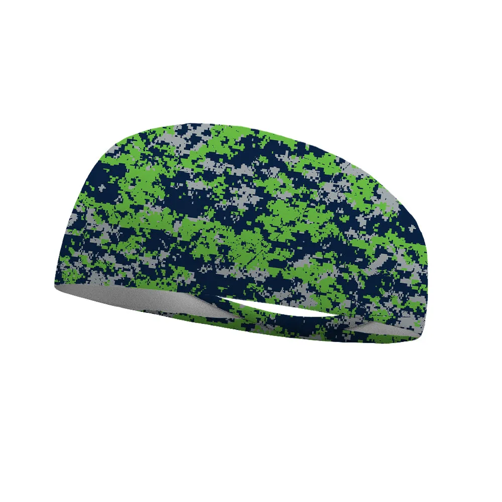 Camo Team Colors Collection Performance Wicking Headband (Multiple Colors To Choose From)