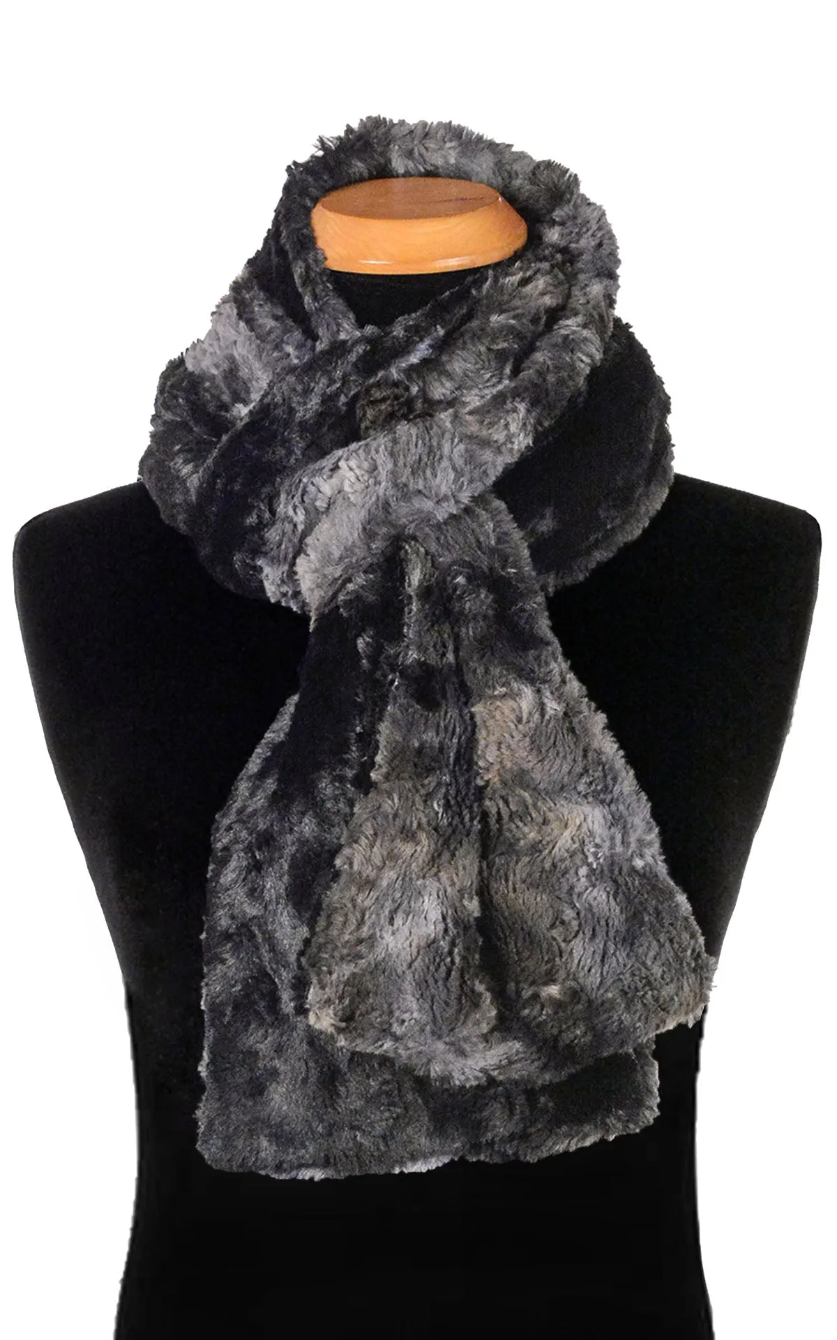 Classic Scarf - Luxury Faux Fur in Highland Skye