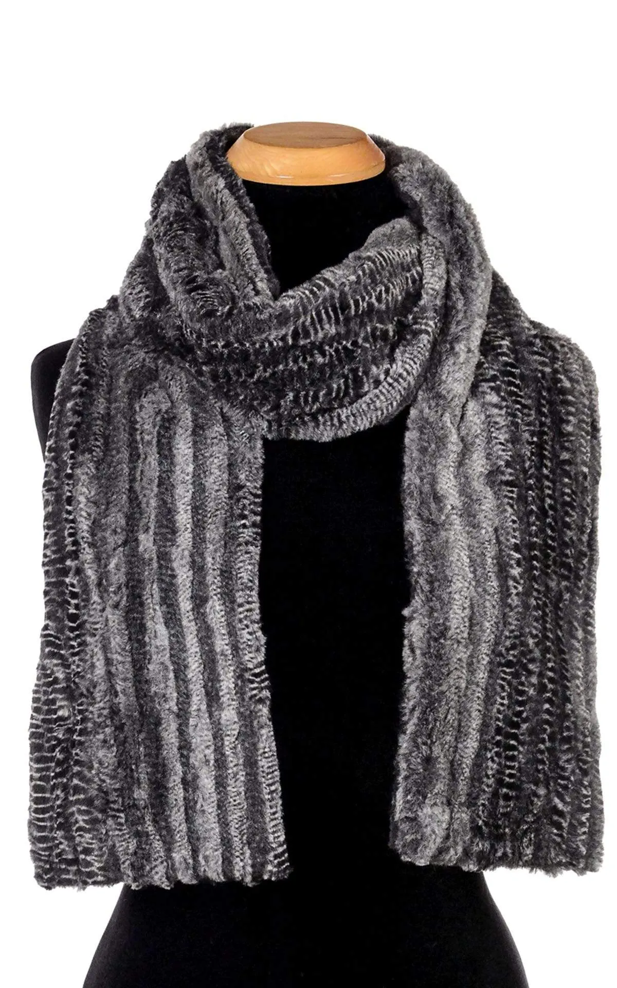 Classic Scarf - Luxury Faux Fur in Rattle N Shake