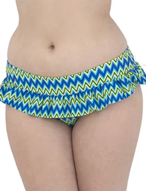 Curvy Kate Shockwave Skirted Swim Brief, Electric