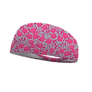 Fairytale Rose Performance Wicking Headband