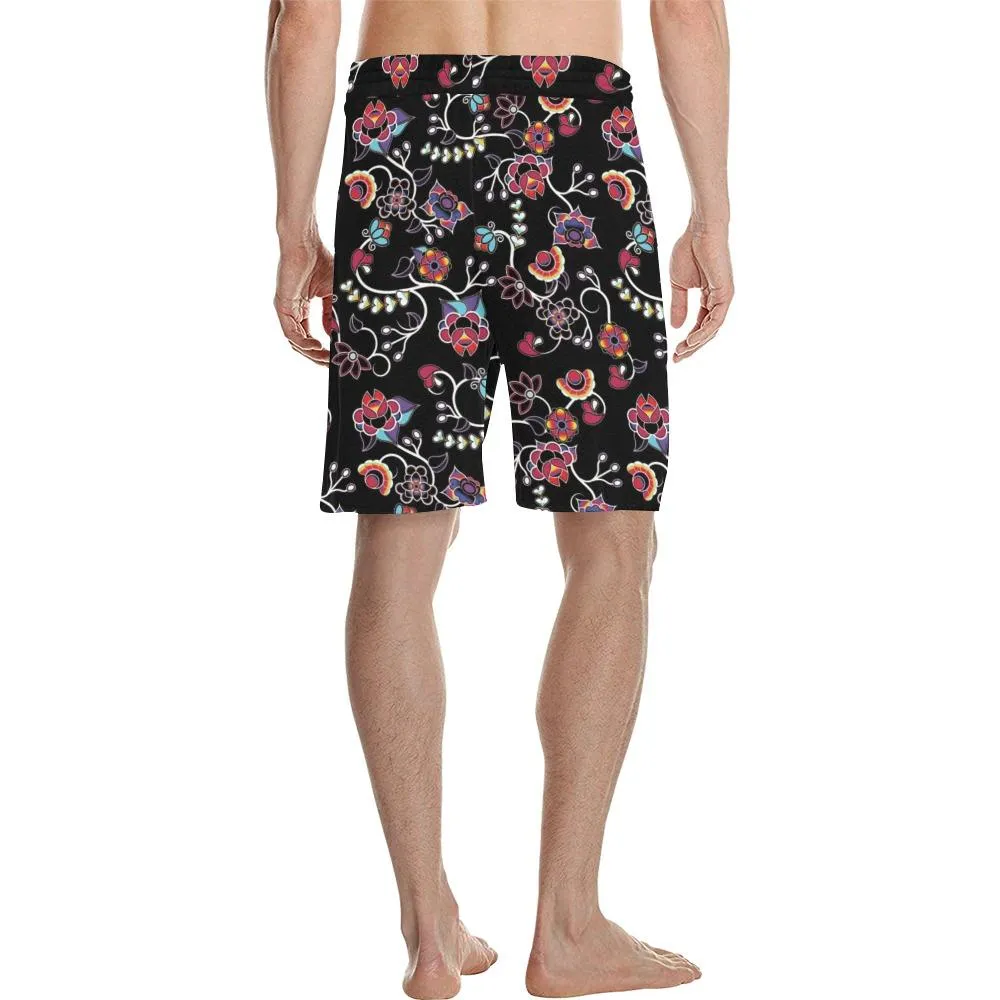 Floral Danseur Men's Casual Shorts