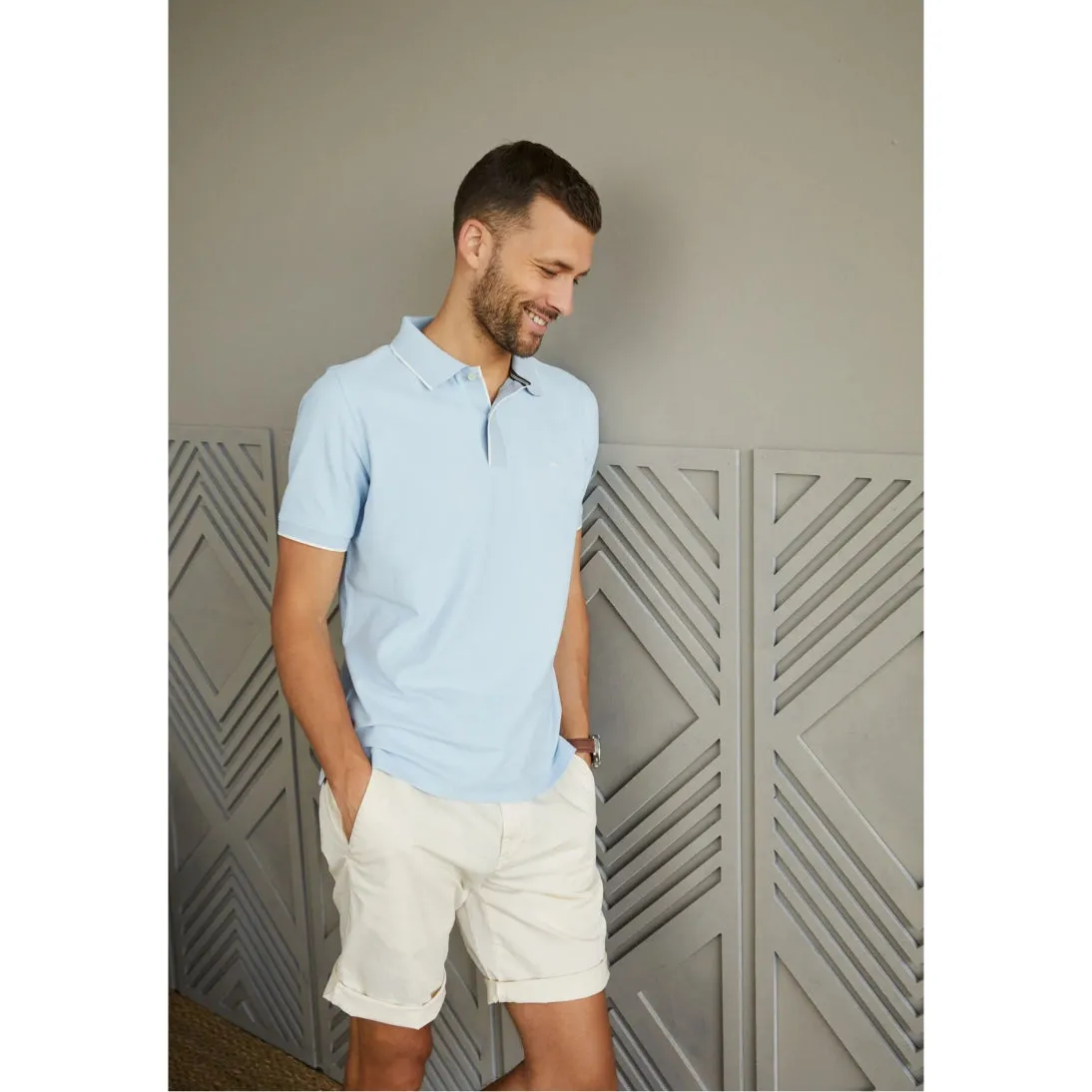 Fynch-Hatton Casual Fit Stretch Chino Shorts 14132810 Offwhite