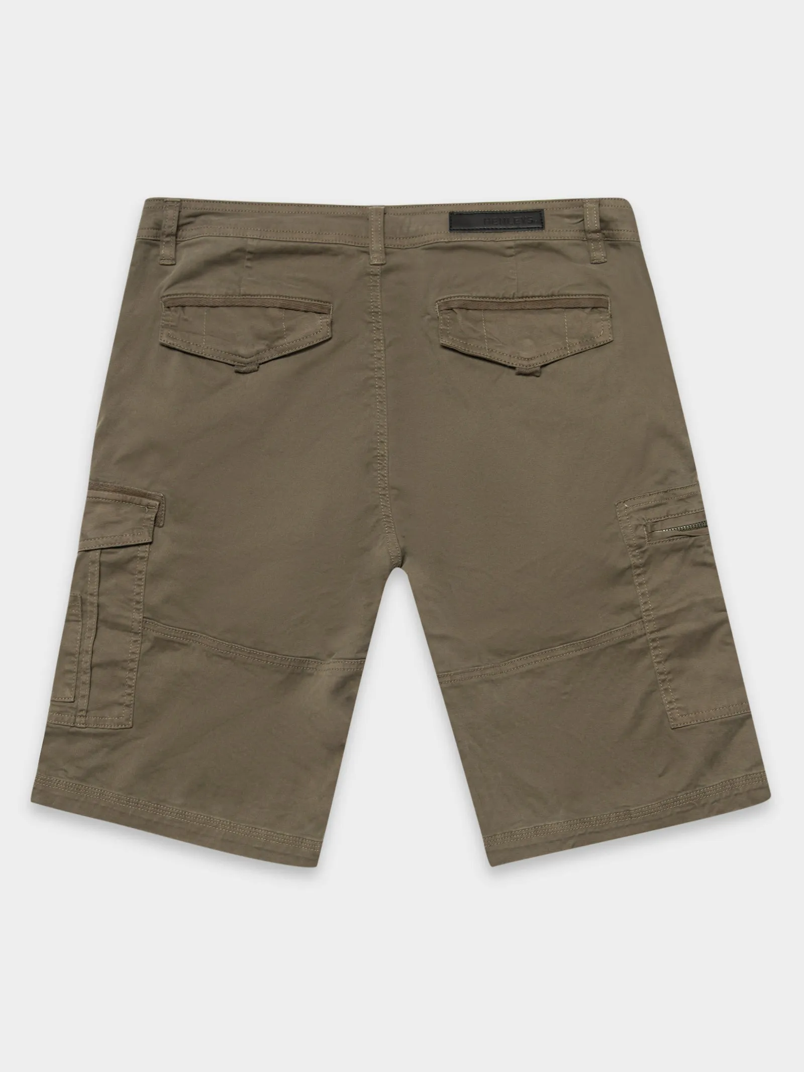 HENLEYS LEON CARGO SHORT - MILITARY