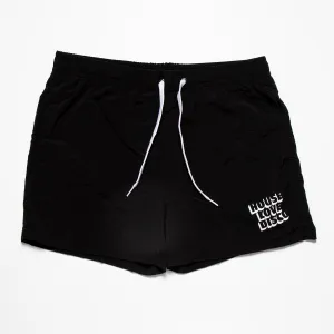 House Love Disco - Swim Shorts - Black