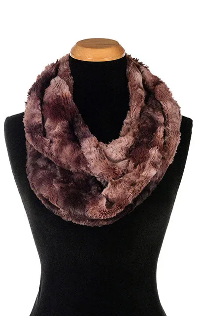 Infinity Scarf - Luxury Faux Fur in Highland in Thistle (Limited Availability)