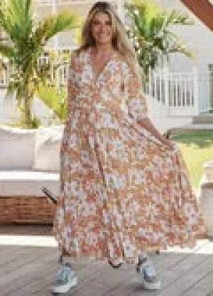 Jaase Berry Maxi Dress