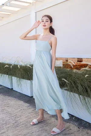 JENESIS MAXI DRESS IN MINT SAGE