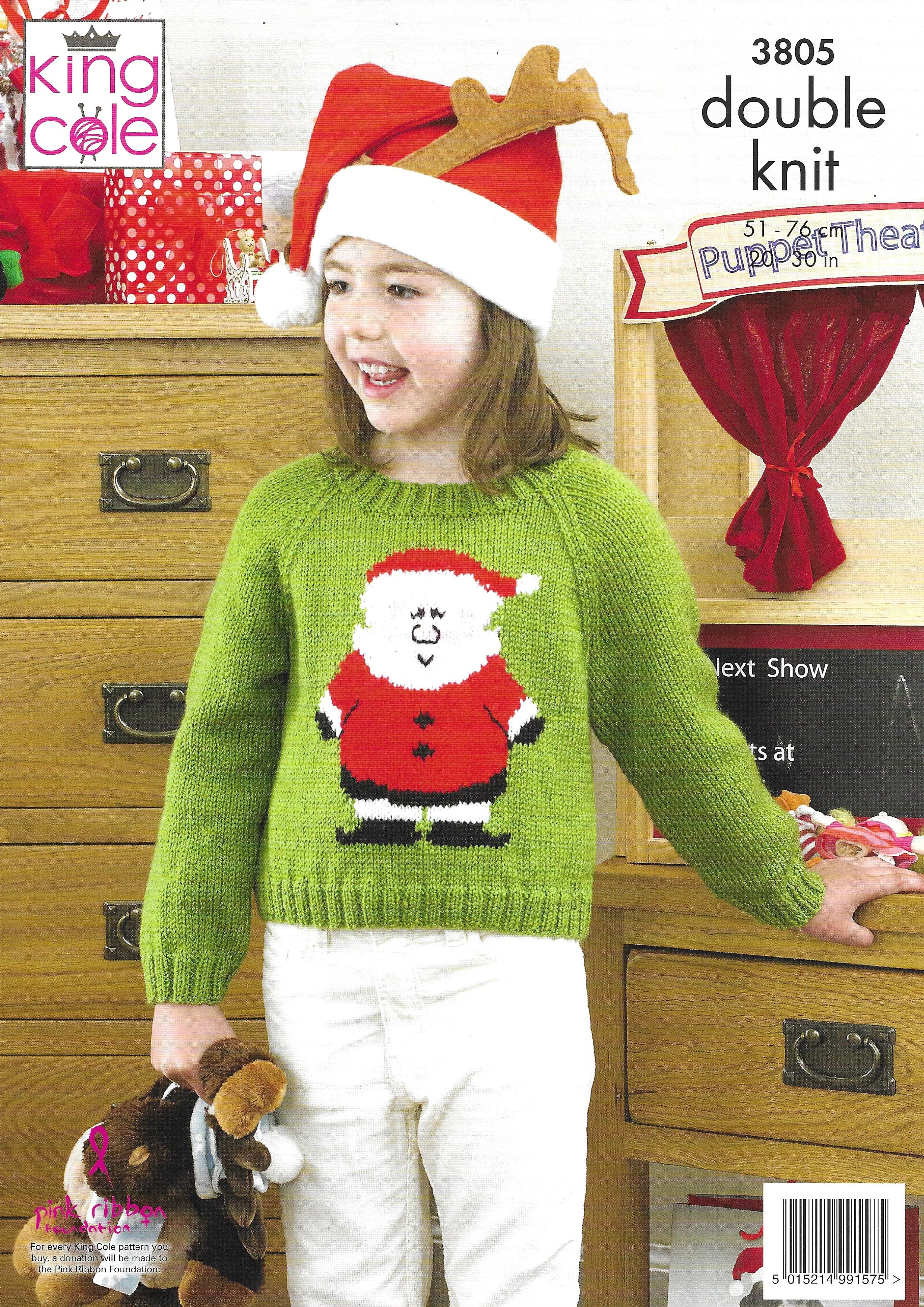 King Cole 3805 Sweaters DK Knitting Pattern