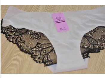 LeafMeiry #710 Sexy Women Panties Femal Hipster Lace Underwear Women Transparent Briefs