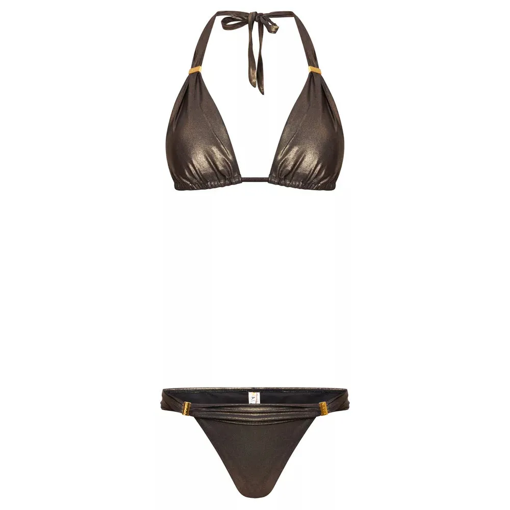 Maia Bikini Brief Gold Dust