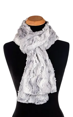 Men's Classic Scarf - Luxury Faux Fur in Winter River