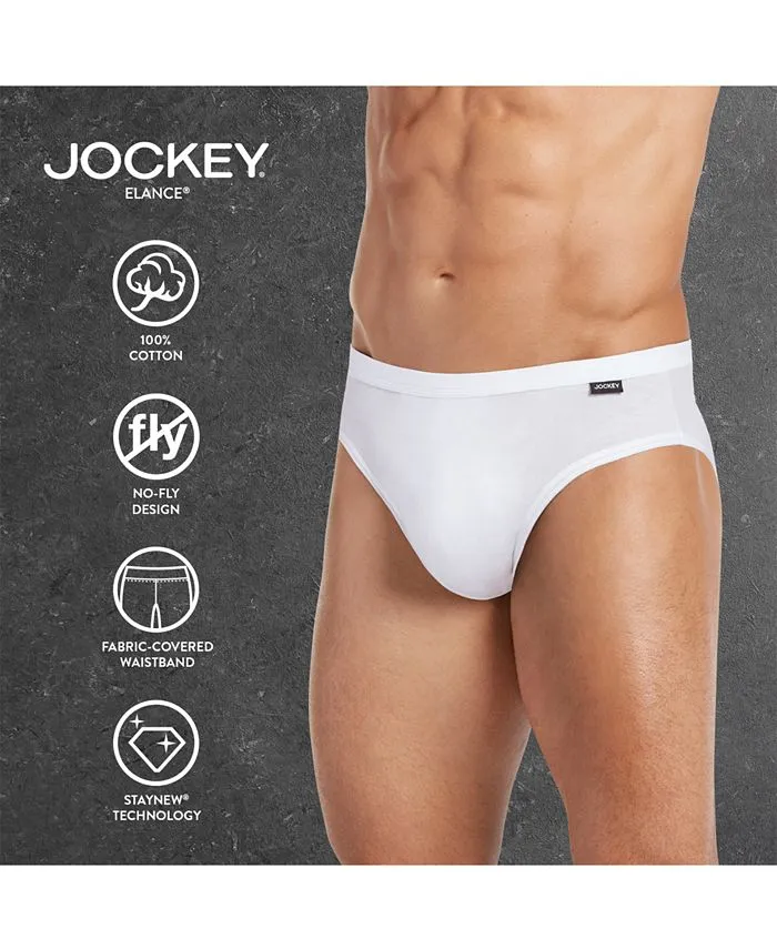 Men's underwear, Elance bikini set, 3 pcs. Jockey, white