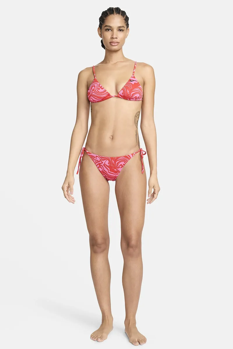 Nike - Swim Swirl Women's Strappy Bikini Bottom (Playful Pink)