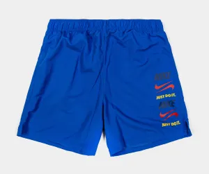 NSW Mesh Lined 7" Short Mens Shorts (Blue)