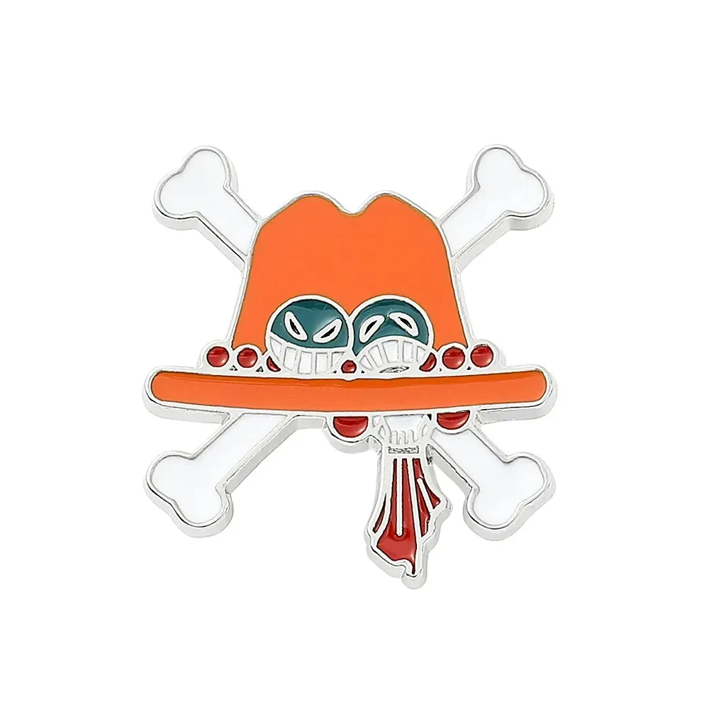 One Piece Skull Enamel Lapel Pins | Otakumise