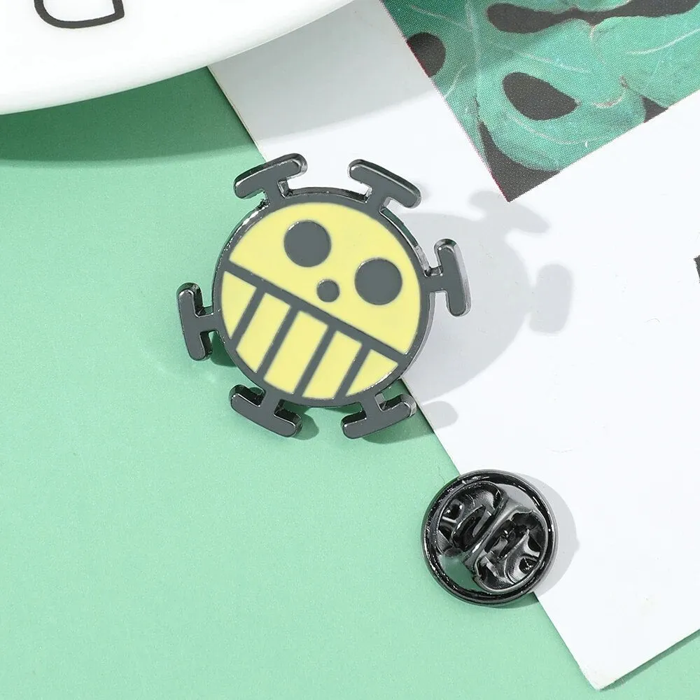 One Piece Skull Enamel Lapel Pins | Otakumise