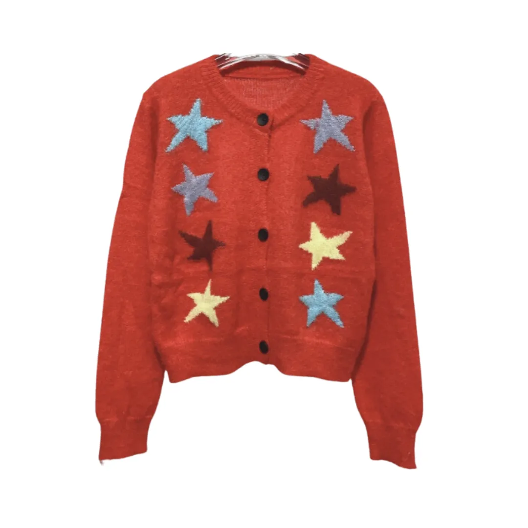 Pre Order:  Eight Stars Button Up Knitted Sweater