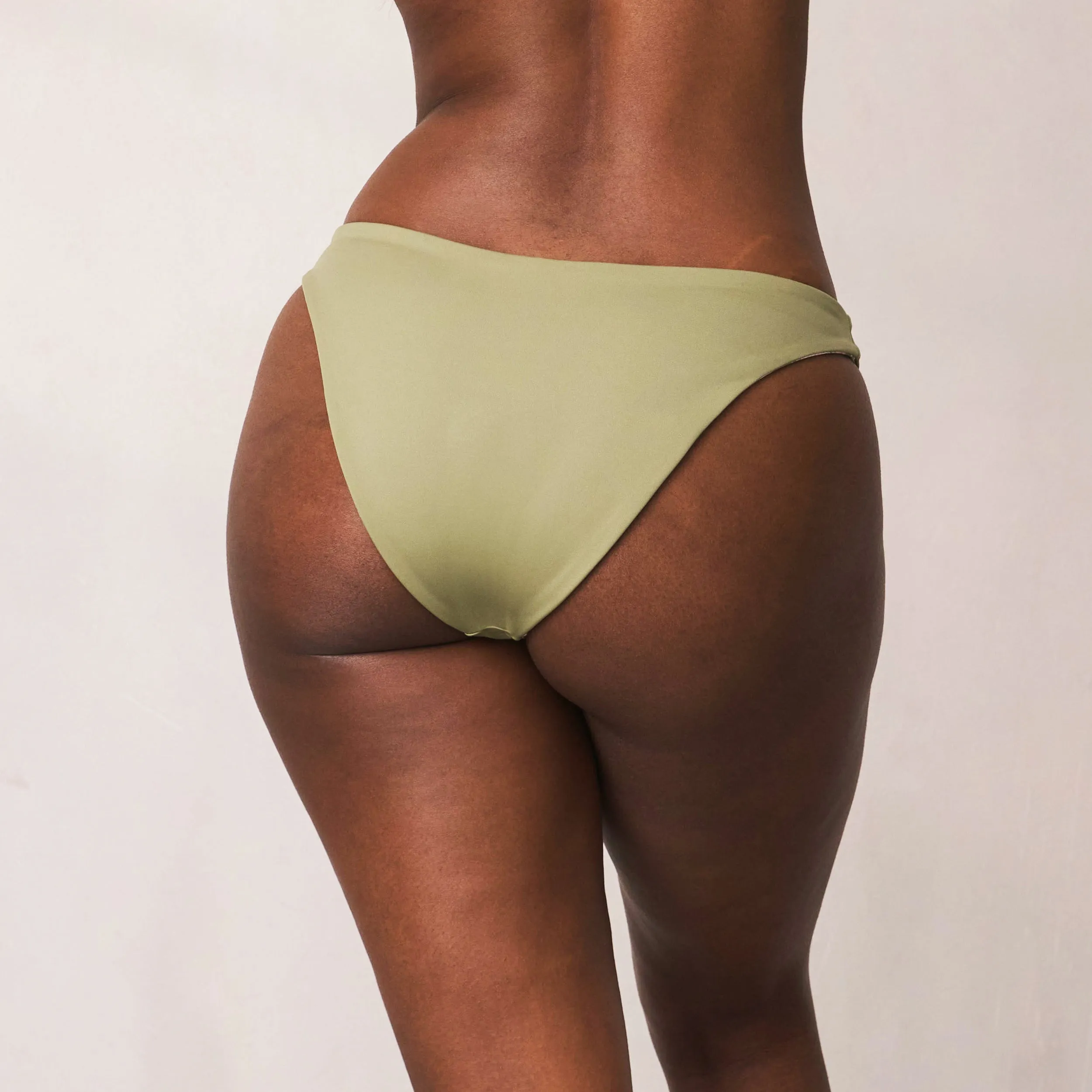 Reversible Bikini Briefs - Green/Floral