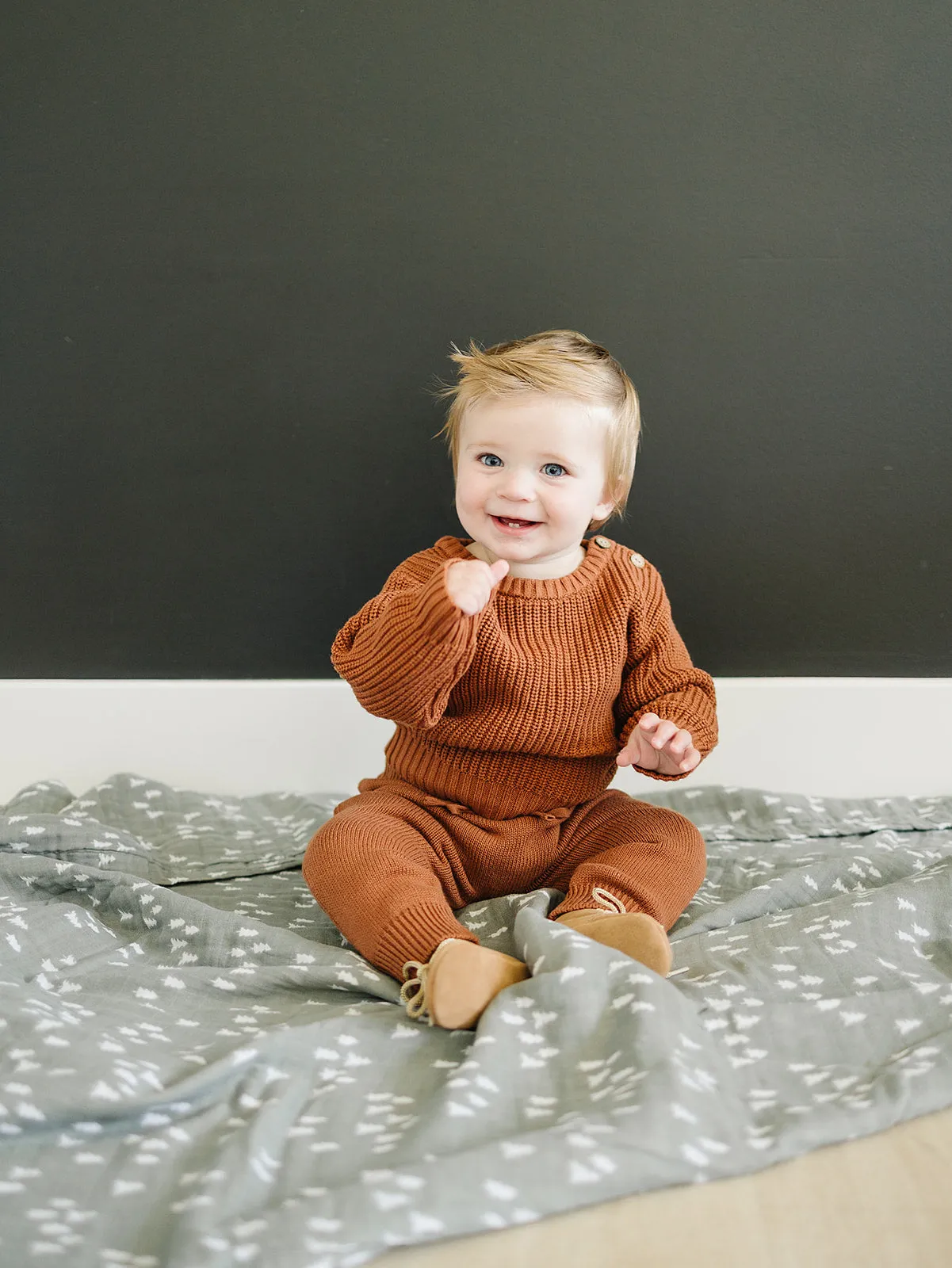 Rust Knit Sweater