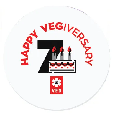 Seventh VEGiversary Lapel Pin