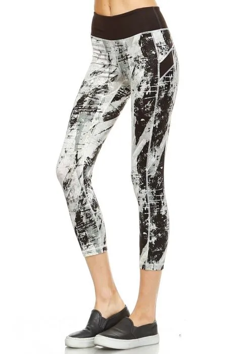 Splatter Print Leggings