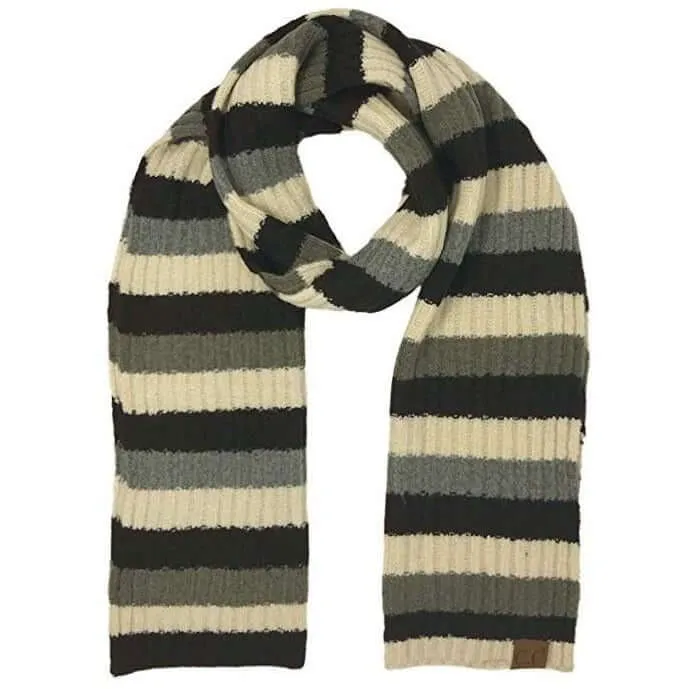 Striped C.C Scarves