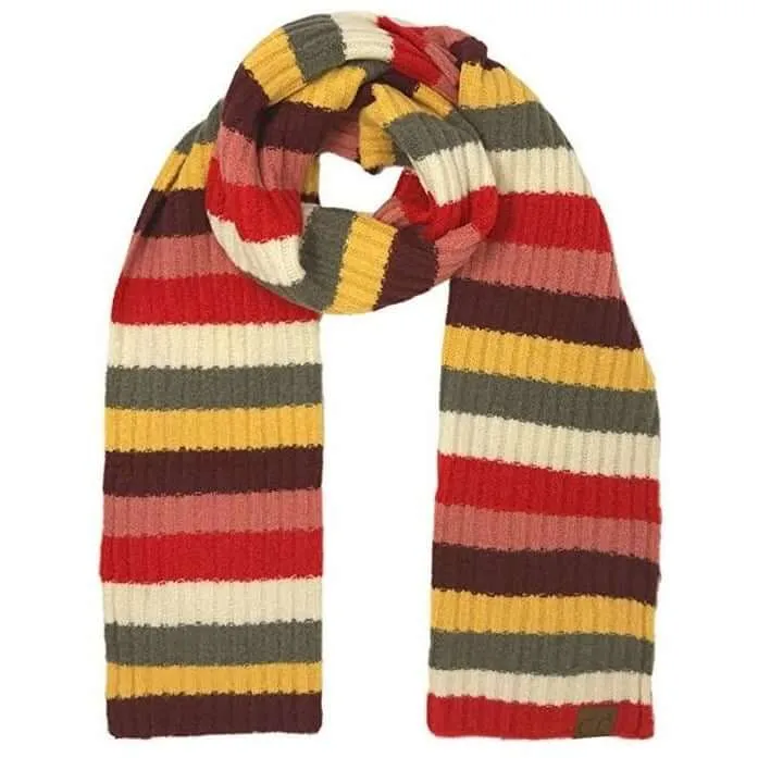 Striped C.C Scarves