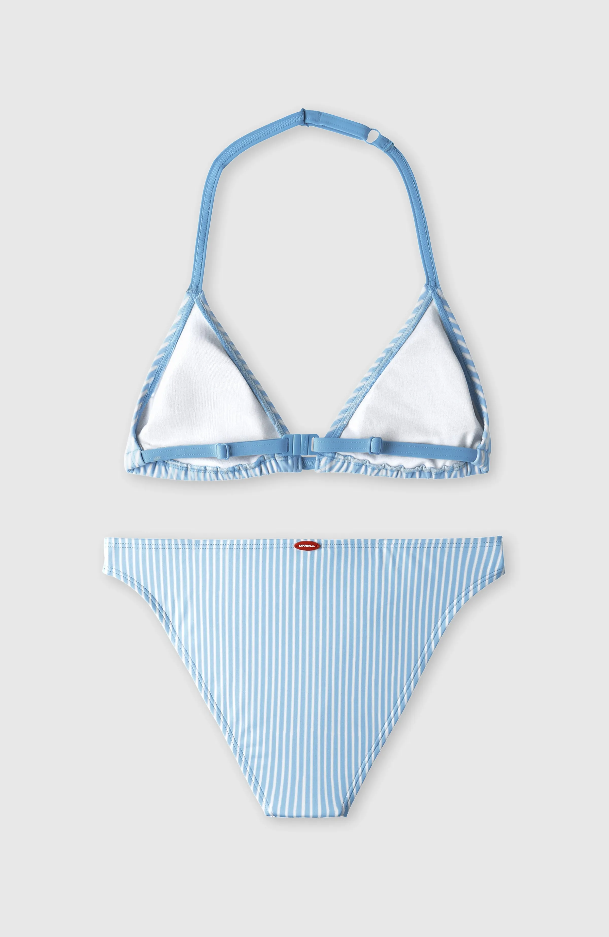 Surf State Triangle Bikini Set | Blue Simple Stripe