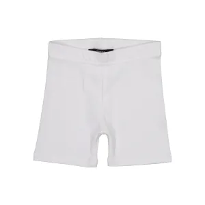 White Basic Shorties