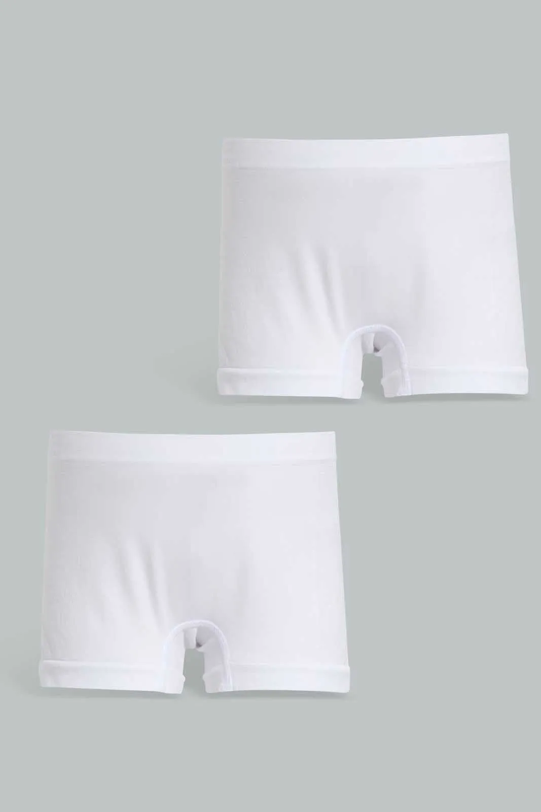 White Seamless Boxer Brief (Pack of 2)